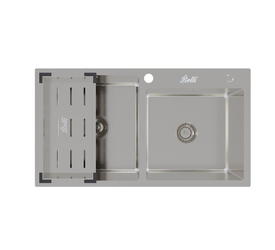 Ảnh Chậu Luxyry 2 hộc lệch BL8245L 3