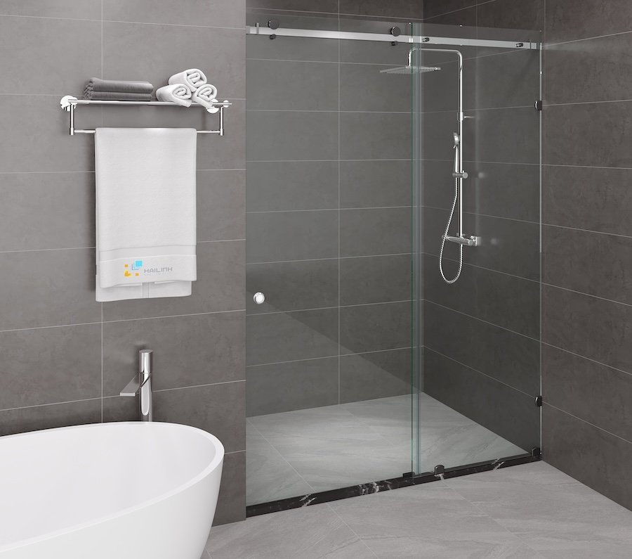 Ảnh Vách kính nhà tắm màu Black Belli BLP-1x2TBV1 2