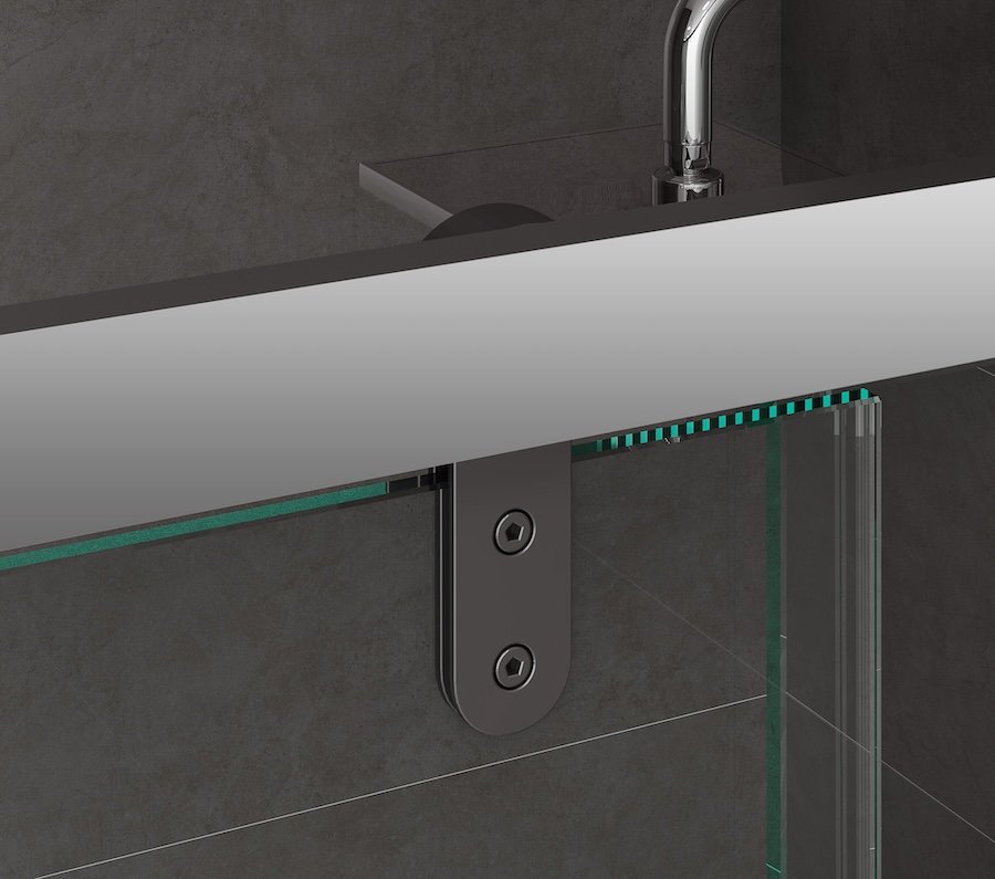 Ảnh Vách kính nhà tắm màu Black Belli BLP-1x2TBV2 3