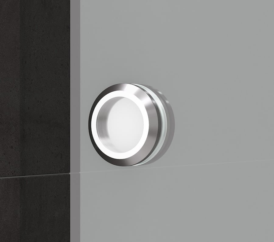 Ảnh Vách kính nhà tắm màu Crom Belli BLP-1x2TCV1 3