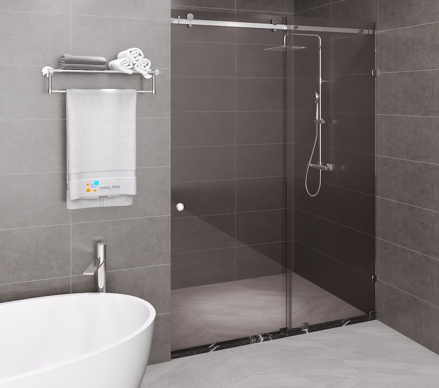 Ảnh Vách kính nhà tắm màu Black Belli BLP-1x2XBV1 2