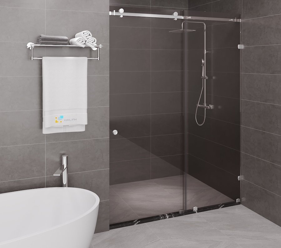 Ảnh Vách kính nhà tắm màu Crom Belli BLP-1x2XCV1 2