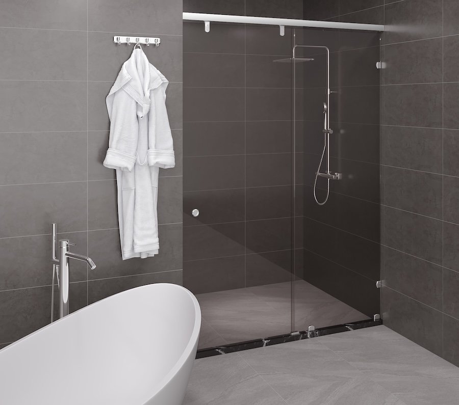 Ảnh Vách kính nhà tắm màu Crom Belli BLP-1x2XCV2 2