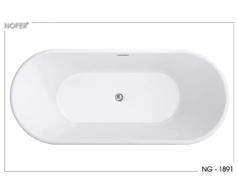 Ảnh Bồn tắm Nofer NG-1891-1600-PLUS 2