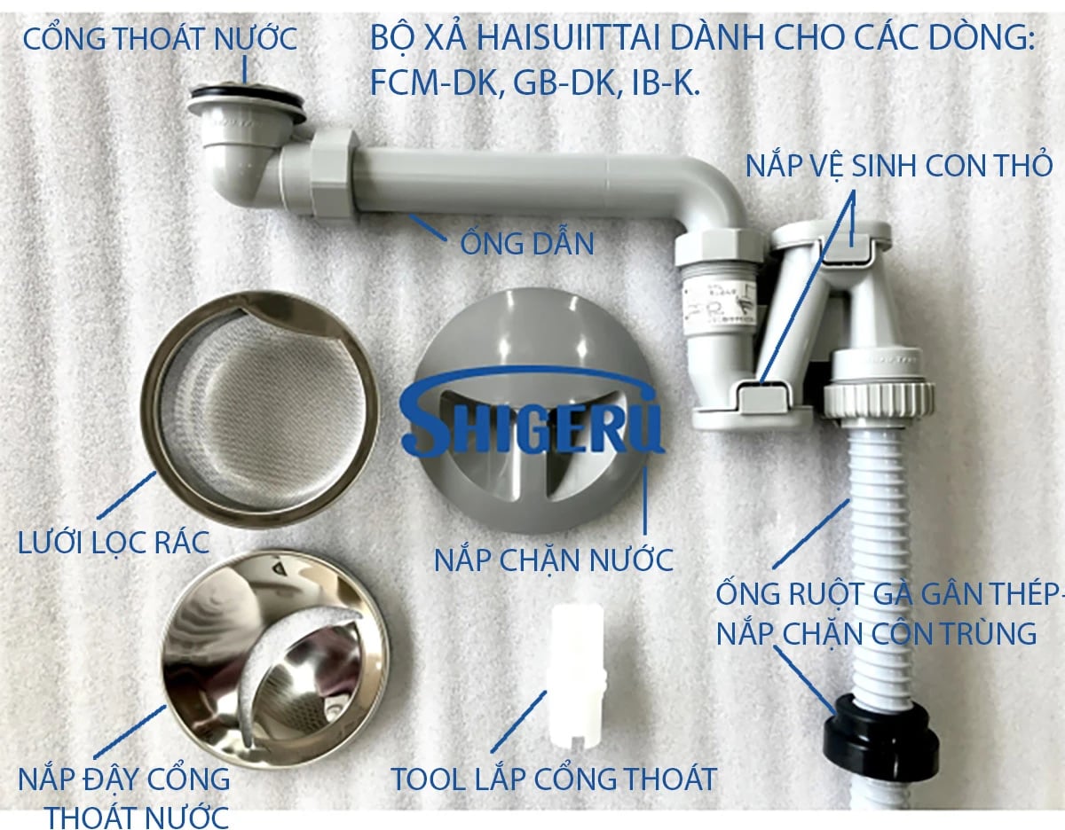 Ảnh Chậu rửa bát Shigeru IB – DK FS NE 6
