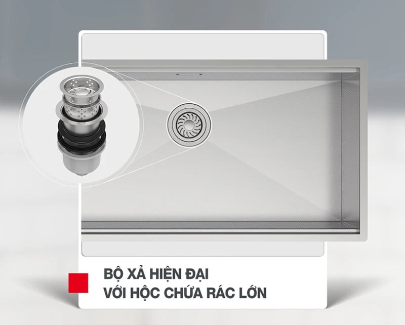 Ảnh Chậu Inox Archi WS R0 HS24-SSN1S-7650 4