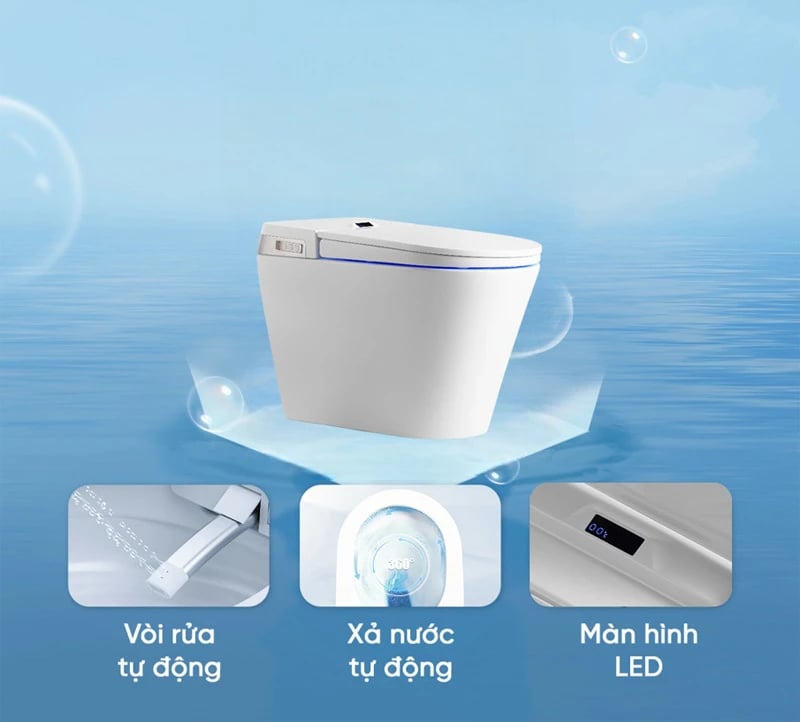 Ảnh Bồn cầu thông minh Bravat C21323W-3-ENG 5