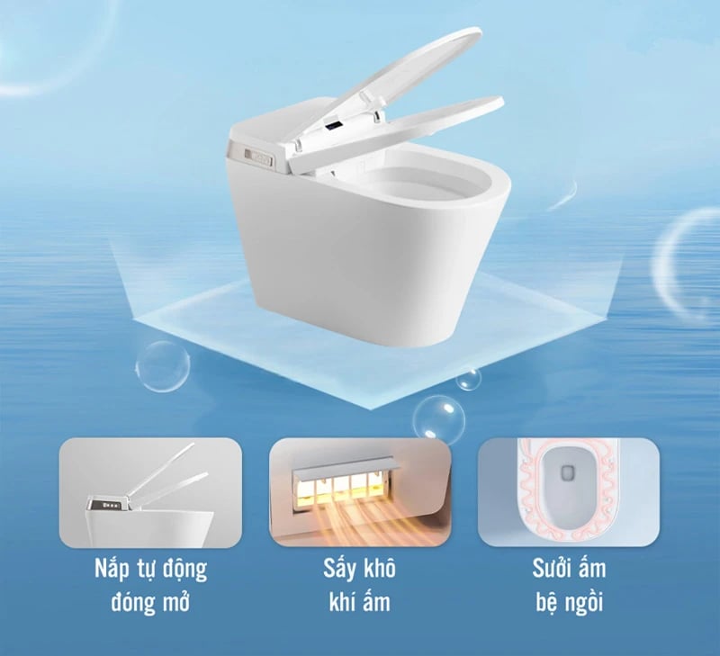 Ảnh Bồn cầu thông minh Bravat C21323W-3-ENG 4