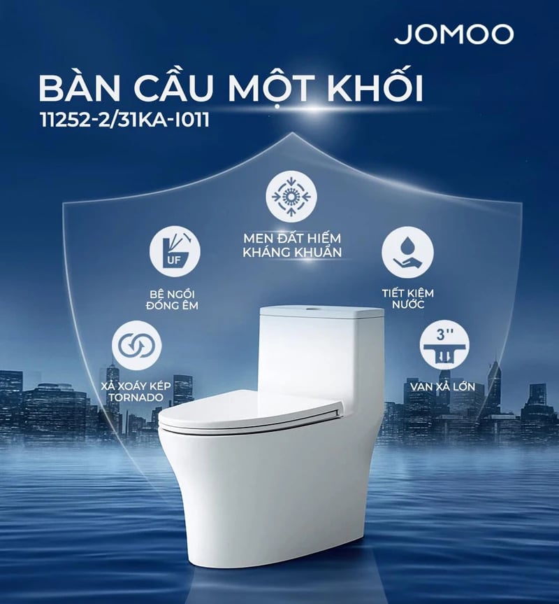 Ảnh Bồn cầu 1 khối JOMOO 11252-2-2/31KA-I011 2
