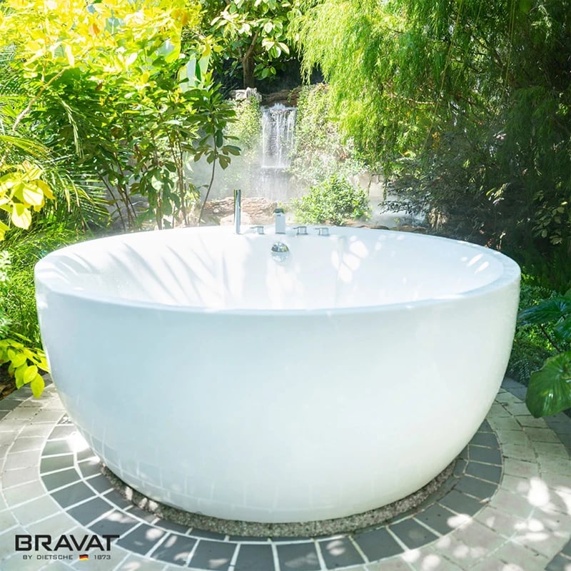 Ảnh Bồn tắm massage Bravat B25647TW-3W 3