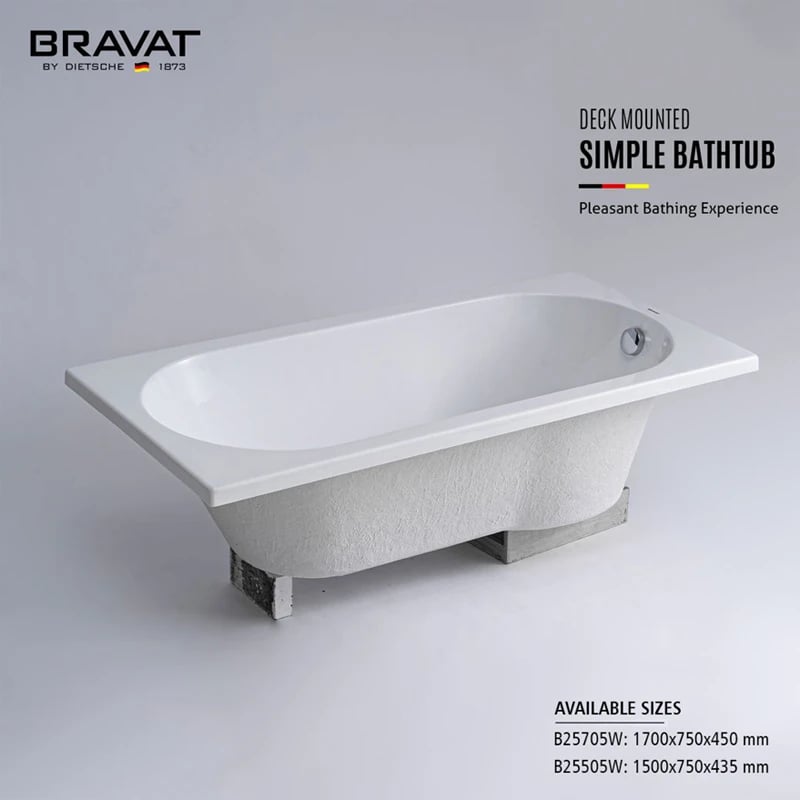Ảnh Bồn tắm xây Bravat B25705W 2