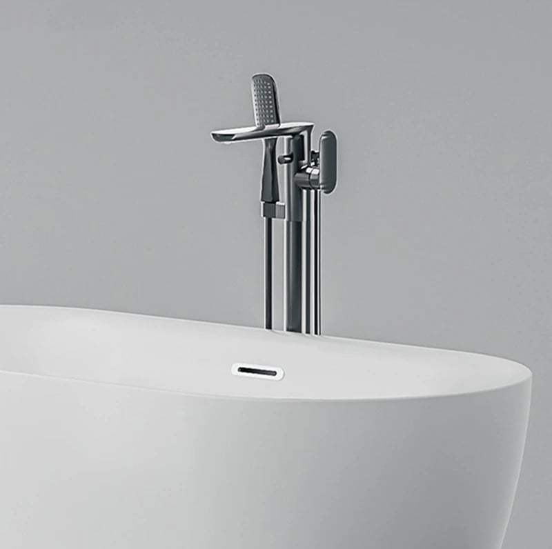 Ảnh Bồn tắm đặt sàn Bravat B25788W-1-ENG 4