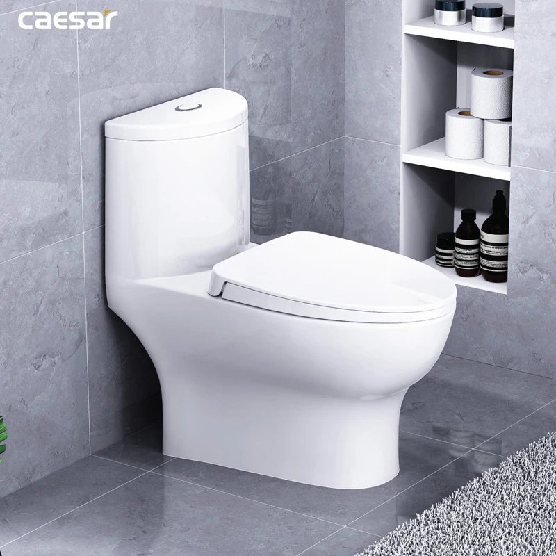 Ảnh Bồn cầu 1 khối Caesar CD1375 4