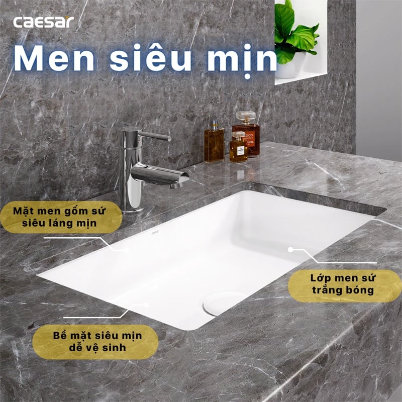 Ảnh Chậu rửa âm bàn Caesar LF5130 3