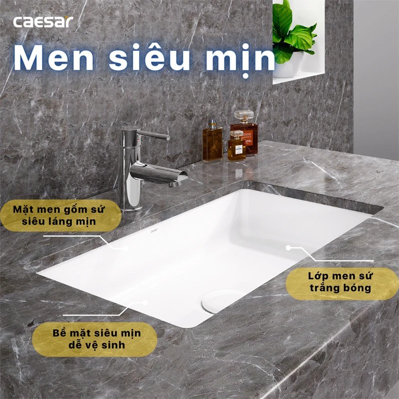 Ảnh Chậu rửa âm bàn Caesar LF5130 3