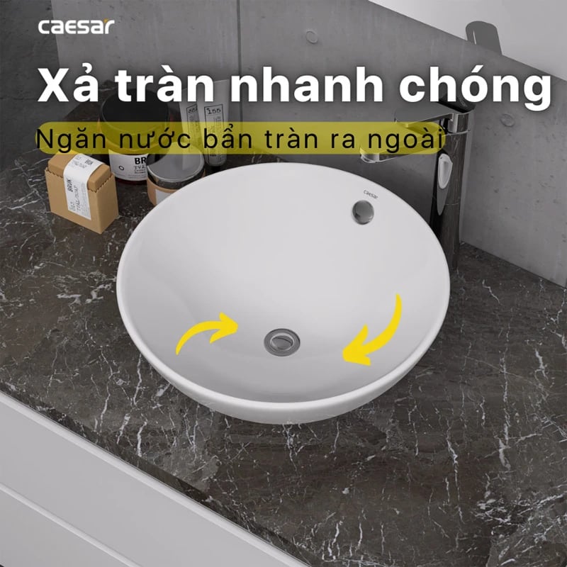 Ảnh Chậu rửa đặt bàn Caesar L5215 3
