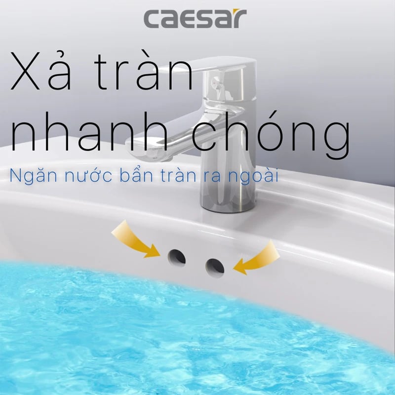 Ảnh Chậu rửa treo tường Caesar L2220 4