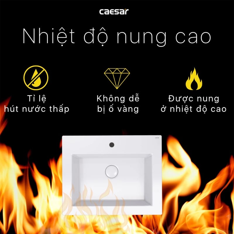 Ảnh Chậu rửa đặt bàn Caesar LF5017 7