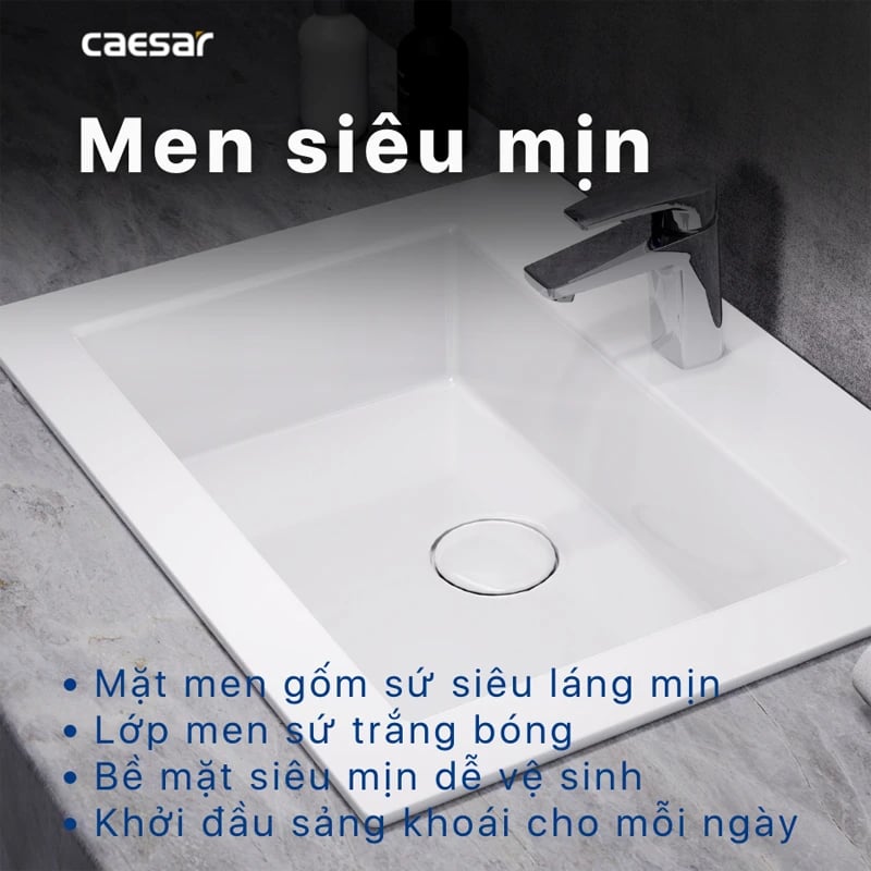 Ảnh Chậu rửa đặt bàn Caesar LF5017 5
