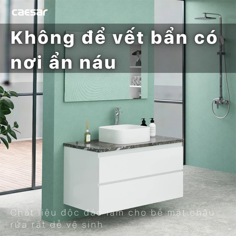 Ảnh Chậu rửa đặt bàn Caesar LF5256 7