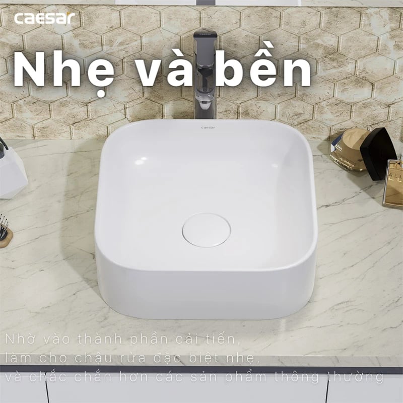 Ảnh Chậu rửa đặt bàn Caesar LF5256 6
