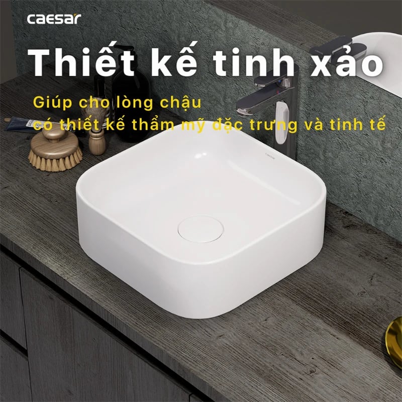Ảnh Chậu rửa đặt bàn Caesar LF5256 3
