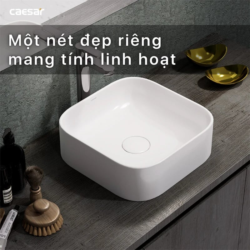 Ảnh Chậu rửa đặt bàn Caesar LF5256 2
