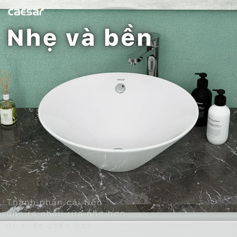 Ảnh Chậu rửa đặt bàn Caesar L5222 8