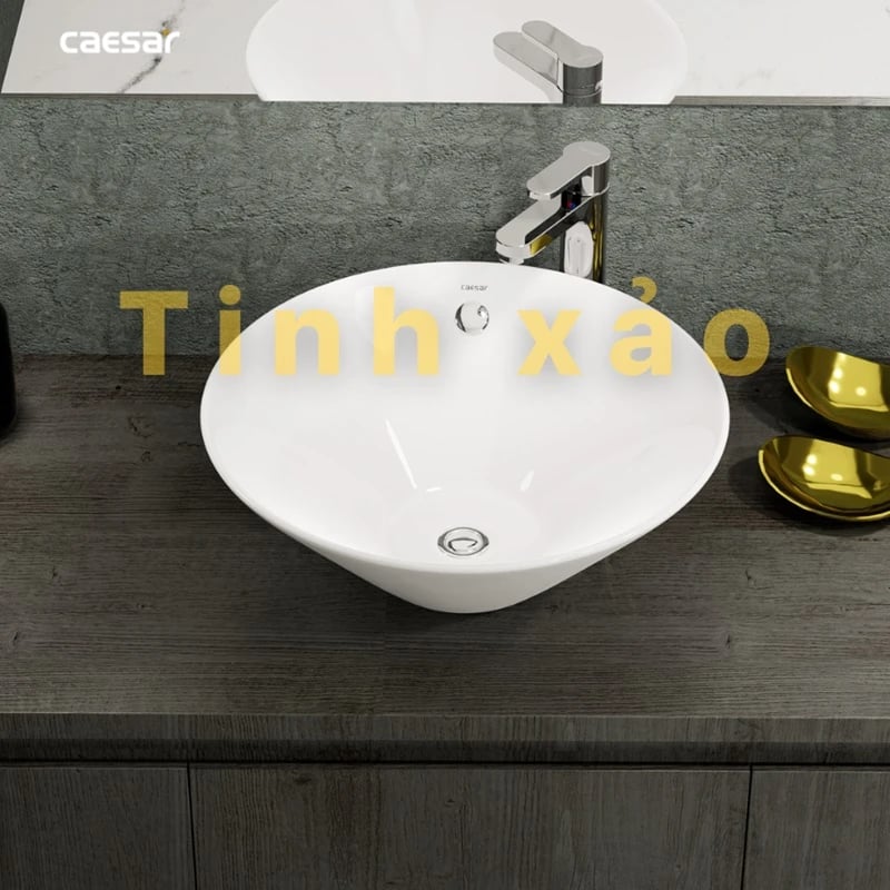 Ảnh Chậu rửa đặt bàn Caesar L5222 2