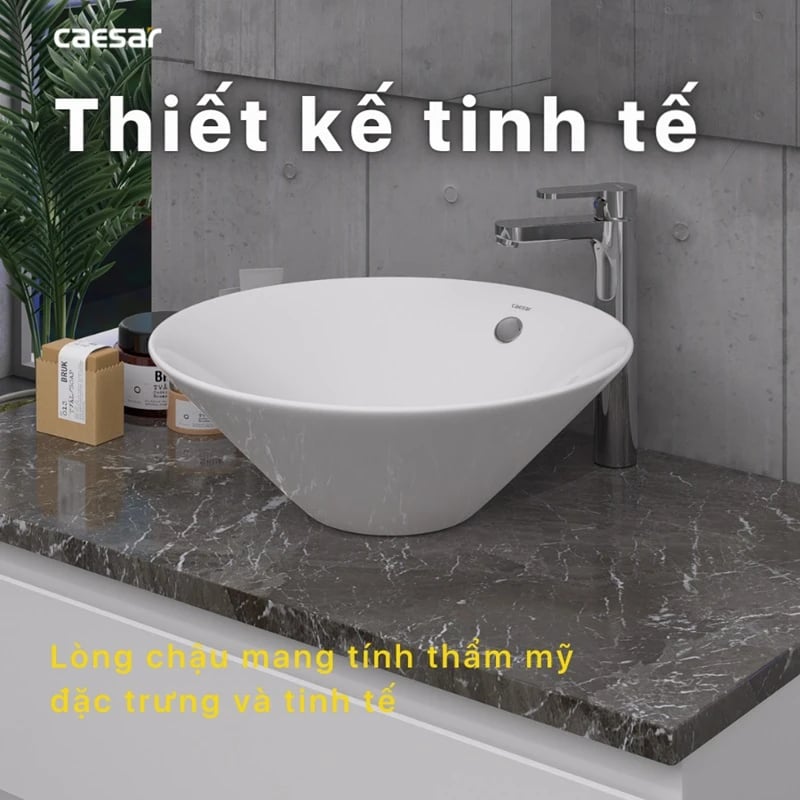 Ảnh Chậu rửa đặt bàn Caesar L5222 6