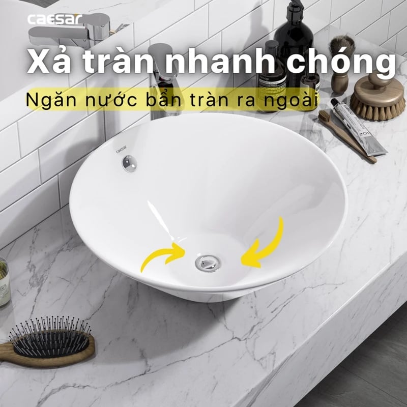 Ảnh Chậu rửa đặt bàn Caesar L5222 7