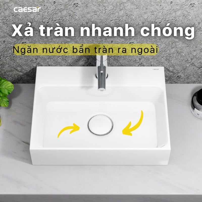 Ảnh Chậu rửa đặt bàn Caesar LF5259 5
