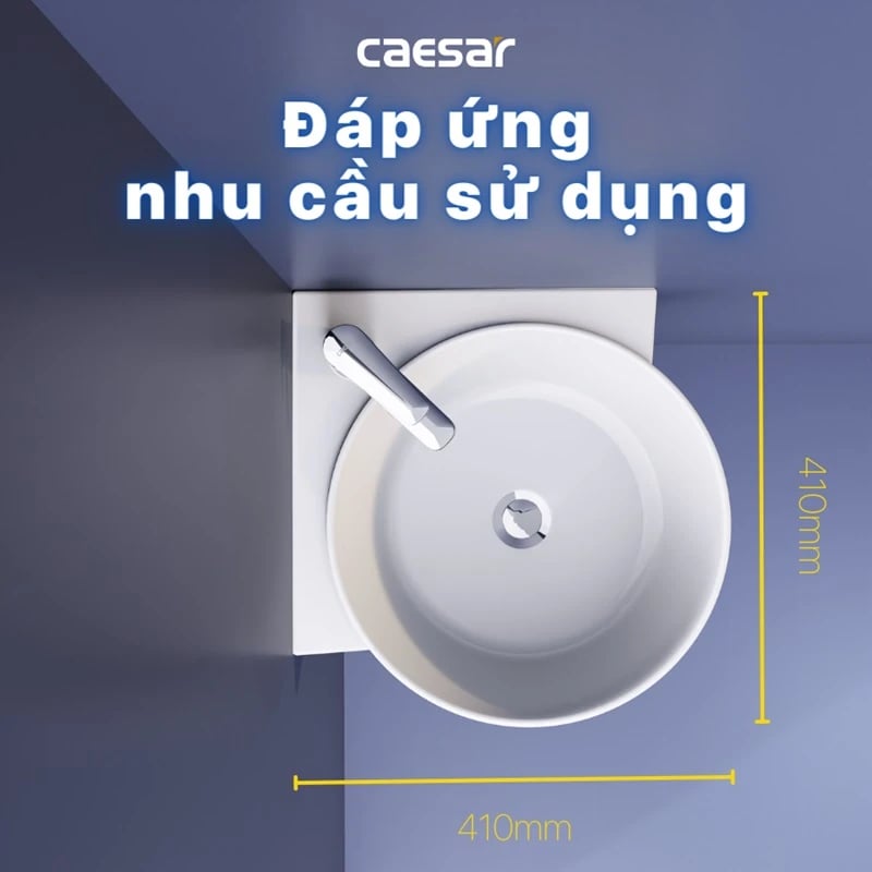 Ảnh Chậu rửa treo tường Caesar LF5238 2