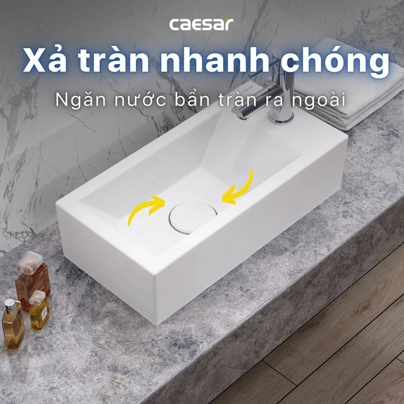 Ảnh Chậu rửa treo tường Caesar LF5239S 3