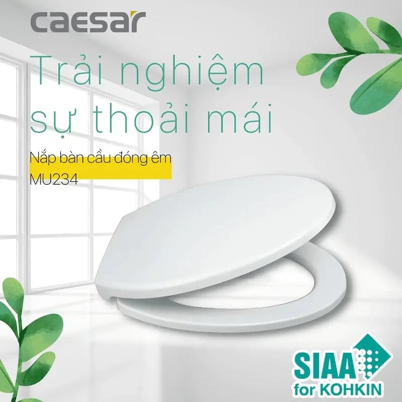 Ảnh Nắp bồn cầu Caesar MU234 2