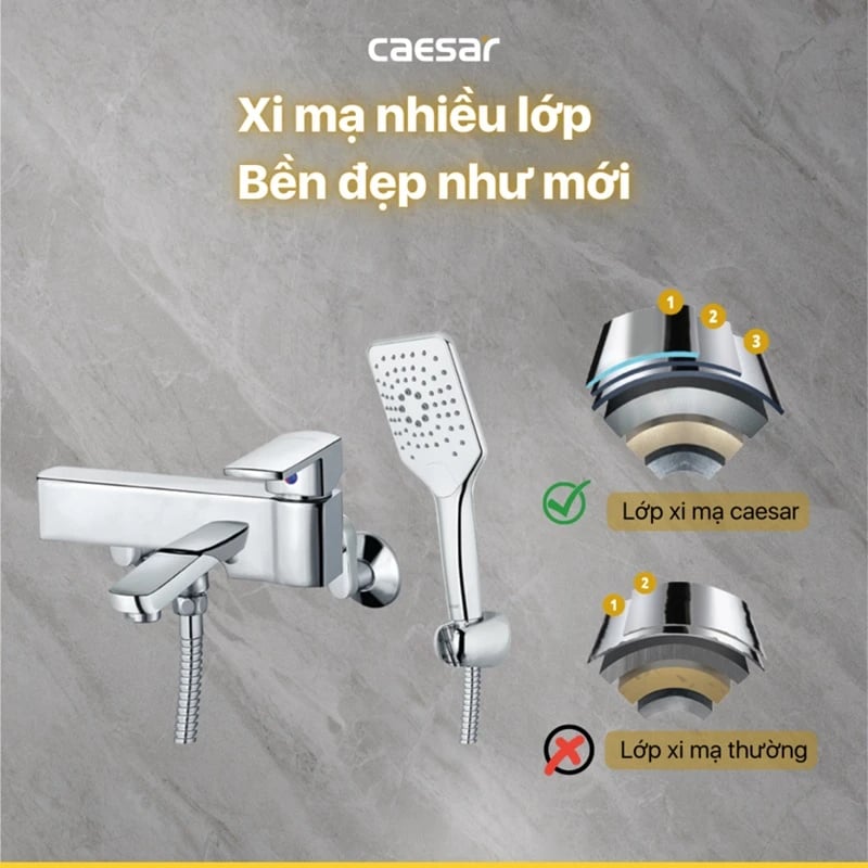 Ảnh Sen tắm Caesar S383C 3