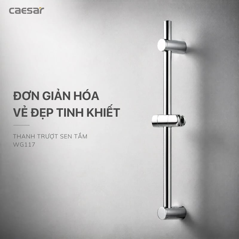 Ảnh Thanh trượt sen tắm Caesar WG117 3