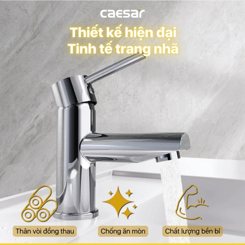 Ảnh Vòi chậu Caesar B350CU 2