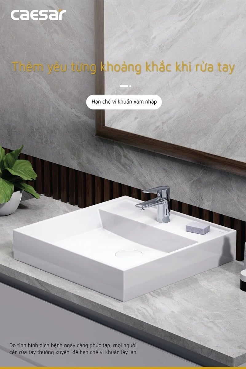 Ảnh Vòi chậu Caesar B380CU 4
