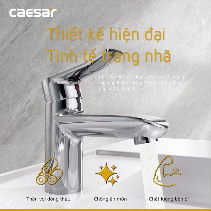 Ảnh Vòi chậu Caesar B490CP 2
