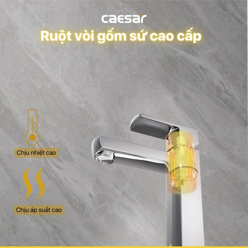 Ảnh Vòi chậu CAESAR B550CU 3