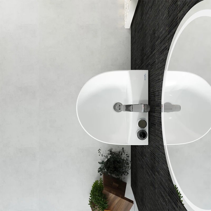 Ảnh Chậu rửa treo tường Viglacera V63 3