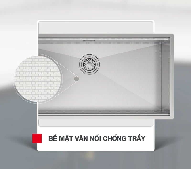 Ảnh Chậu Inox Archi WS R0 HS24-SSN1S-7650 2