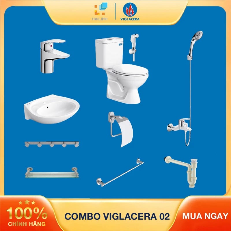 Ảnh Combo thiết bị vệ sinh Viglacera số 2 2