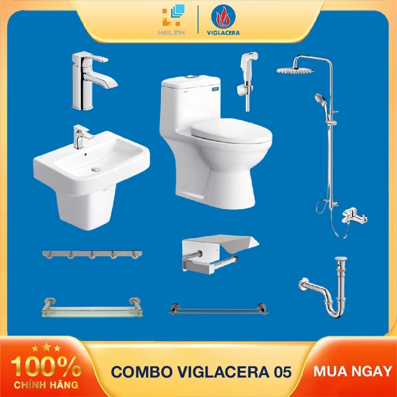 Ảnh Combo thiết bị vệ sinh Viglacera số 5 2