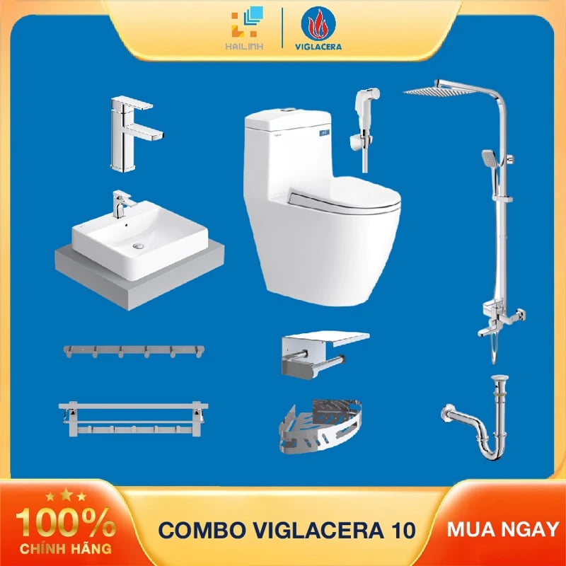 Ảnh Combo thiết bị vệ sinh viglacera số 10 2