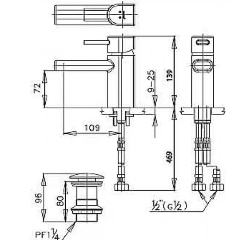 Ảnh Vòi chậu Cotto CT2043A 2