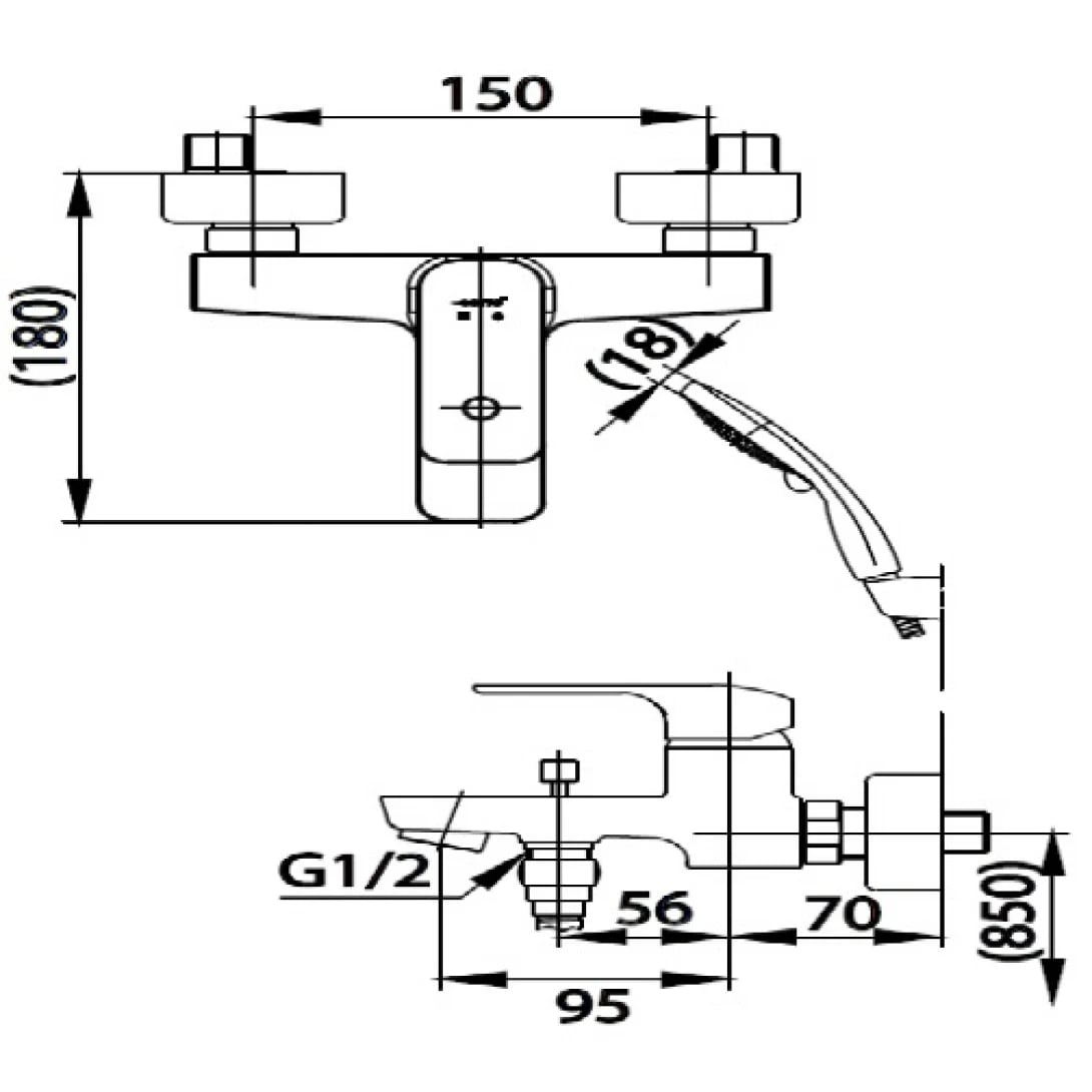 Ảnh Sen tắm COTTO CT2147E 2