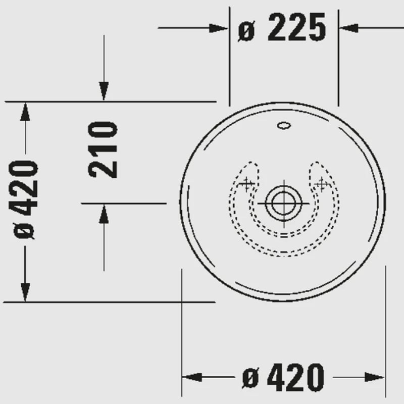 Ảnh Chậu rửa đặt bàn Duravit 0325420000 2