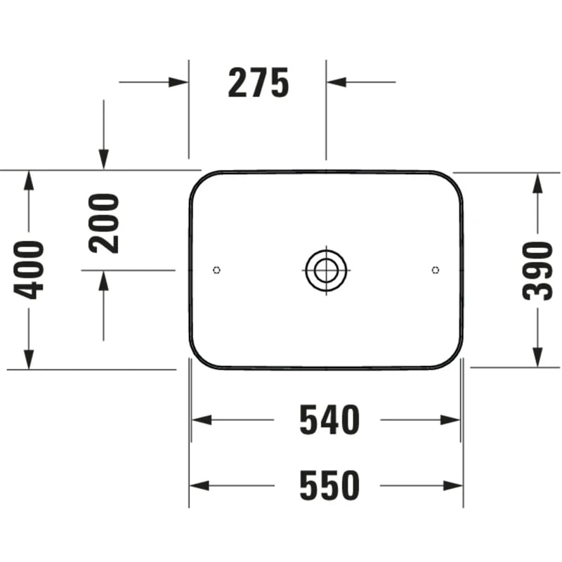 Ảnh Chậu rửa đặt bàn Duravit 2347550000 2